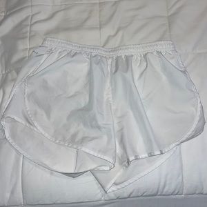 White Nike Dri-Fit Shorts